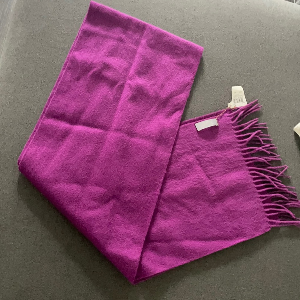 NEW authentic COACH scarf with tag! Pop of color during the colder weather!